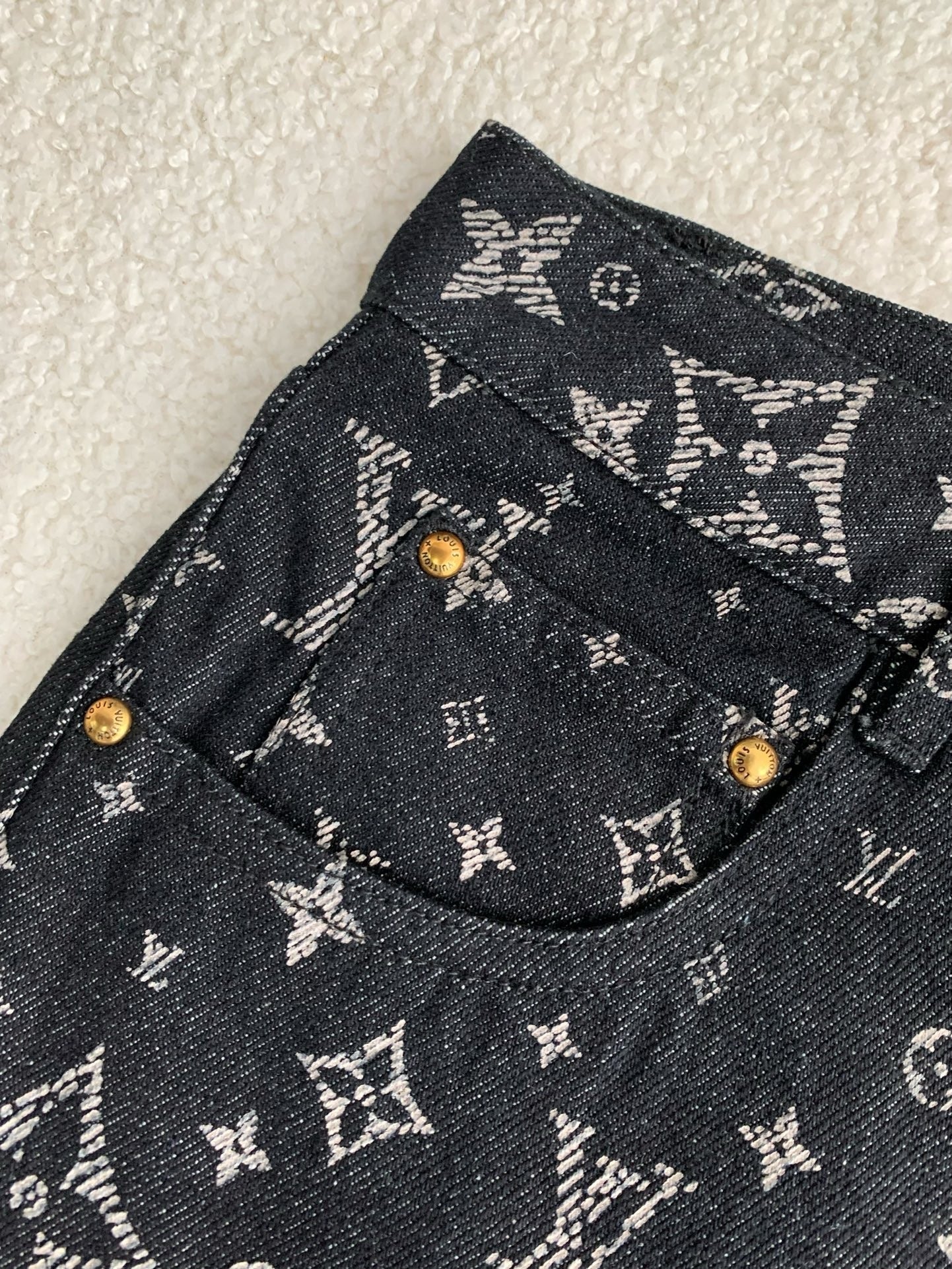 LV Monogram Denim Pants