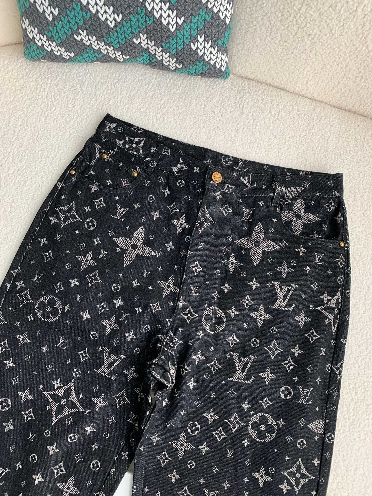 LV Monogram Denim Pants