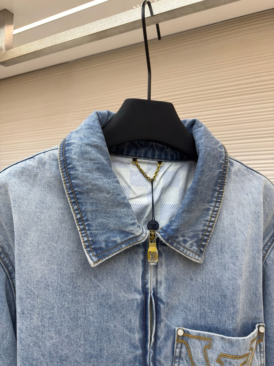 LV Zip Denim Jacket