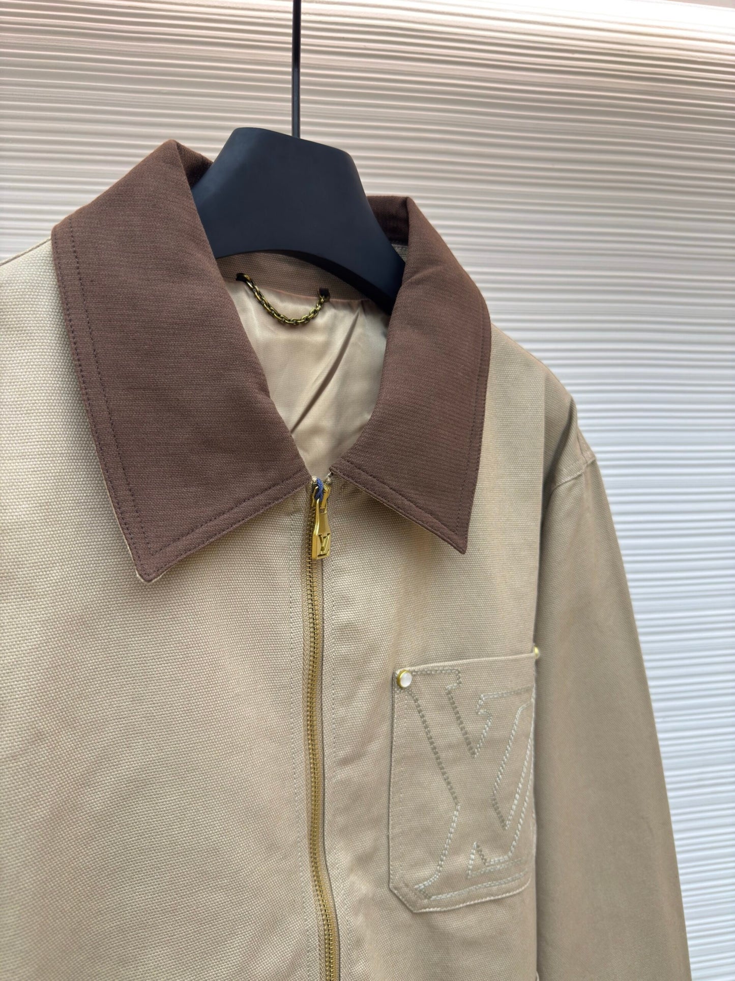LV Bamboo Denim Coat Jacket