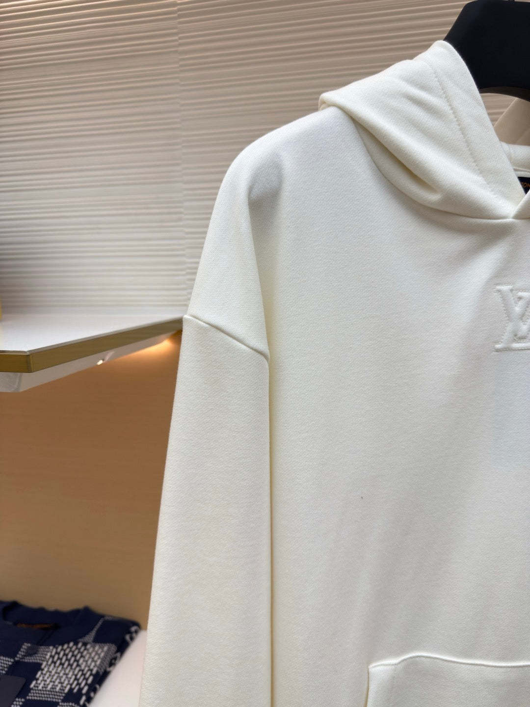 LV Embossed Cotton Hoodie