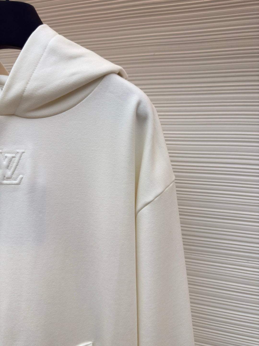 LV Embossed Cotton Hoodie