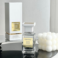 TOM FORD White Suede