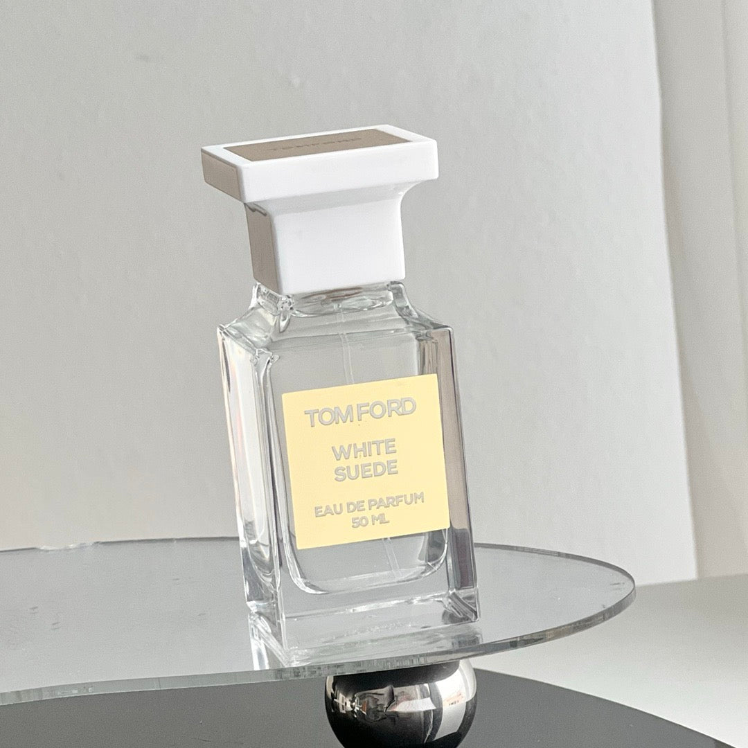 TOM FORD White Suede