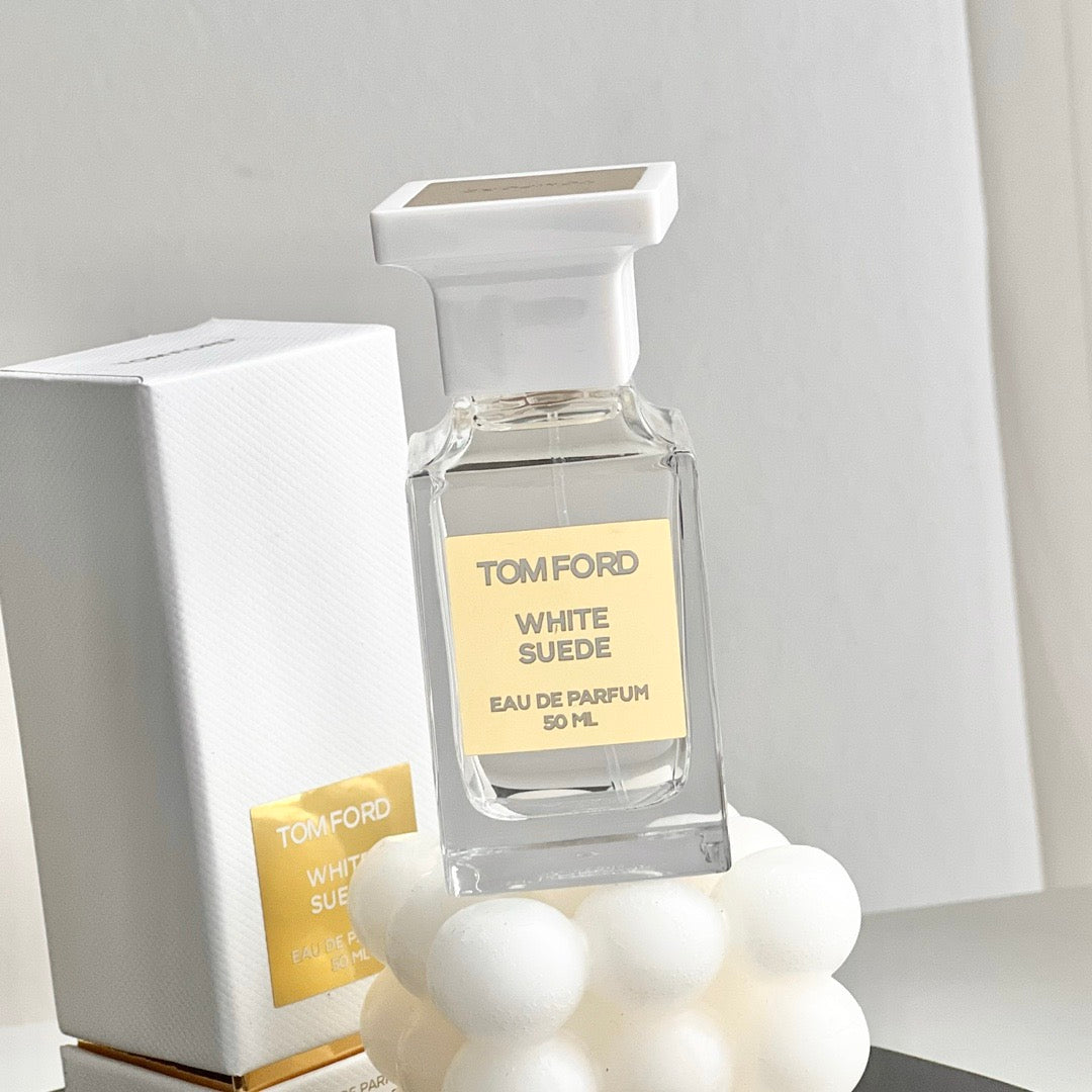 TOM FORD White Suede