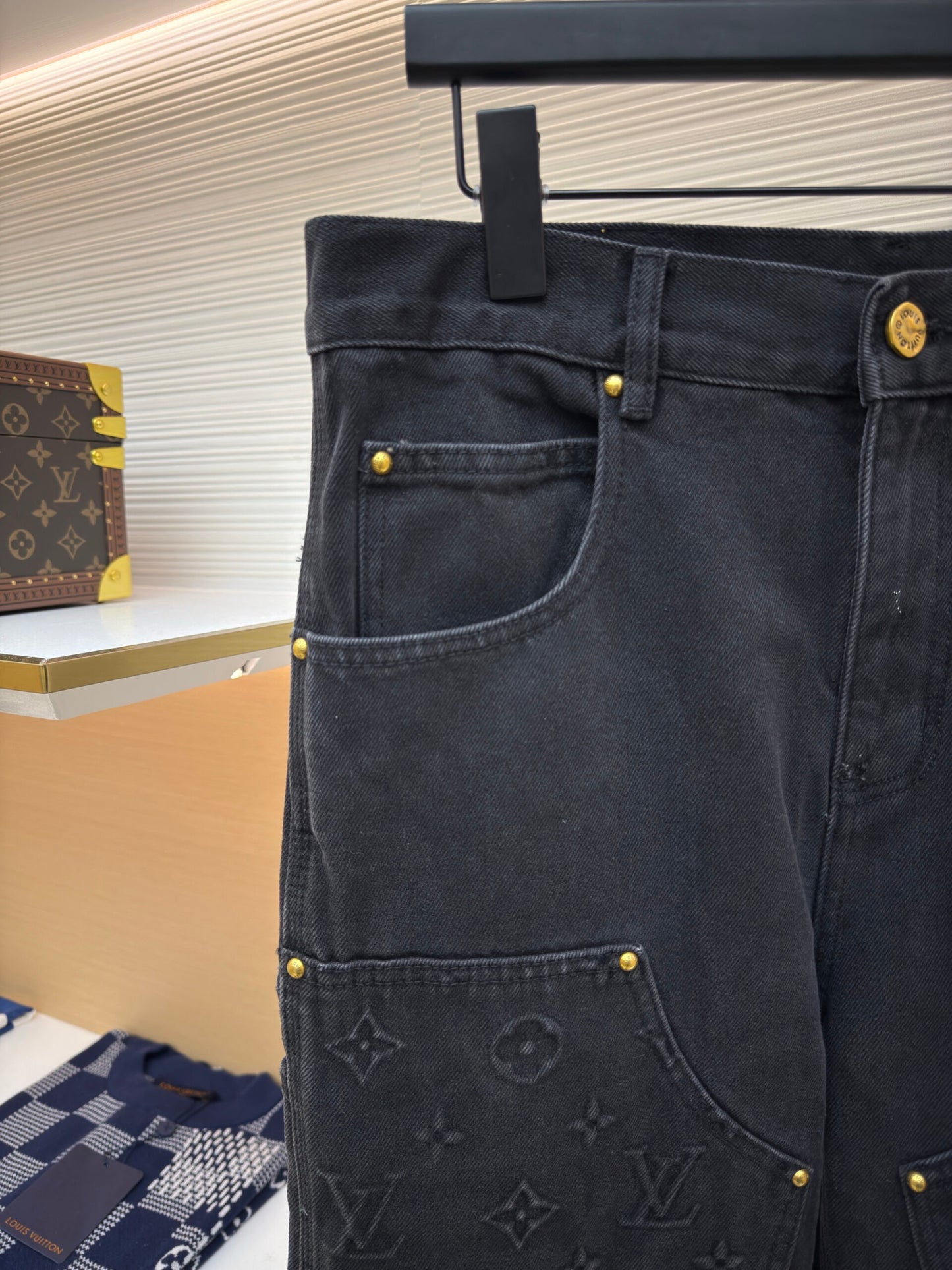 LV Denim Carpenter Pants