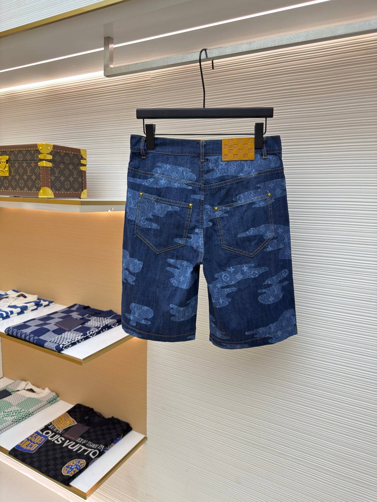 LV Denim Shorts