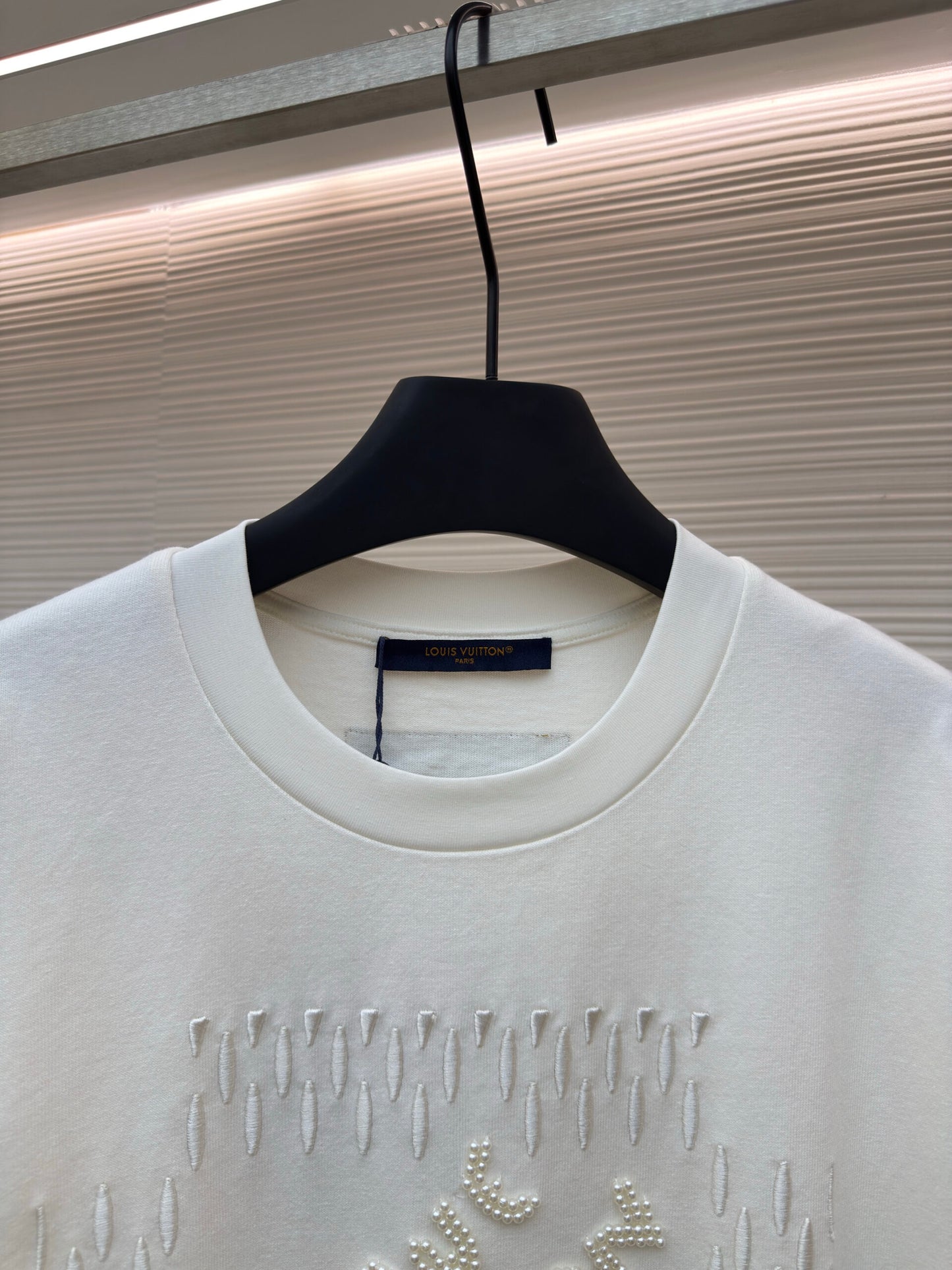 LV Embroidered Signature Cotton T-Shirt