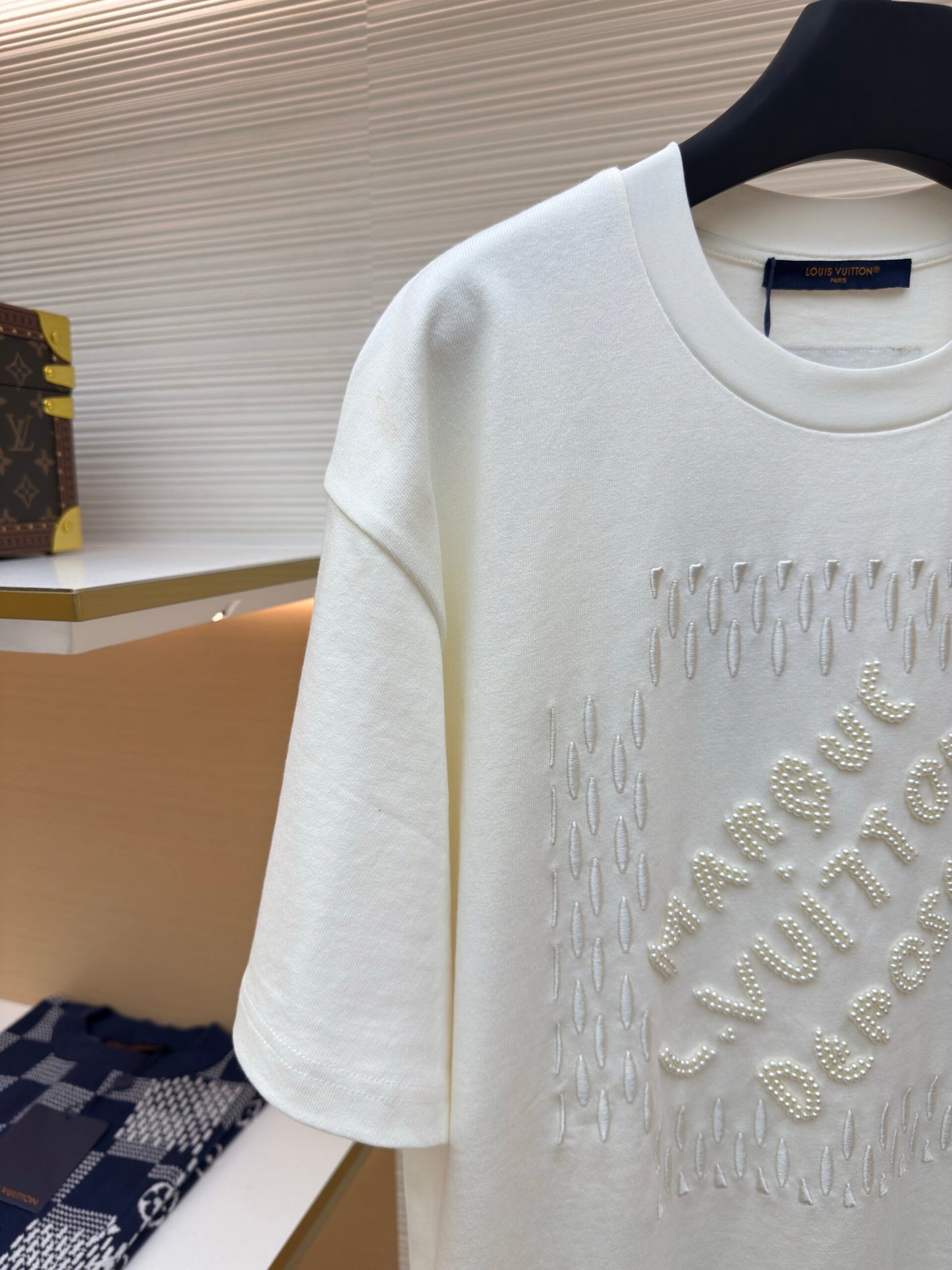 LV Embroidered Signature Cotton T-Shirt