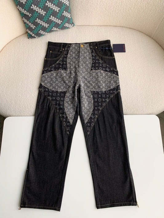 LV Monogram Denim Pants
