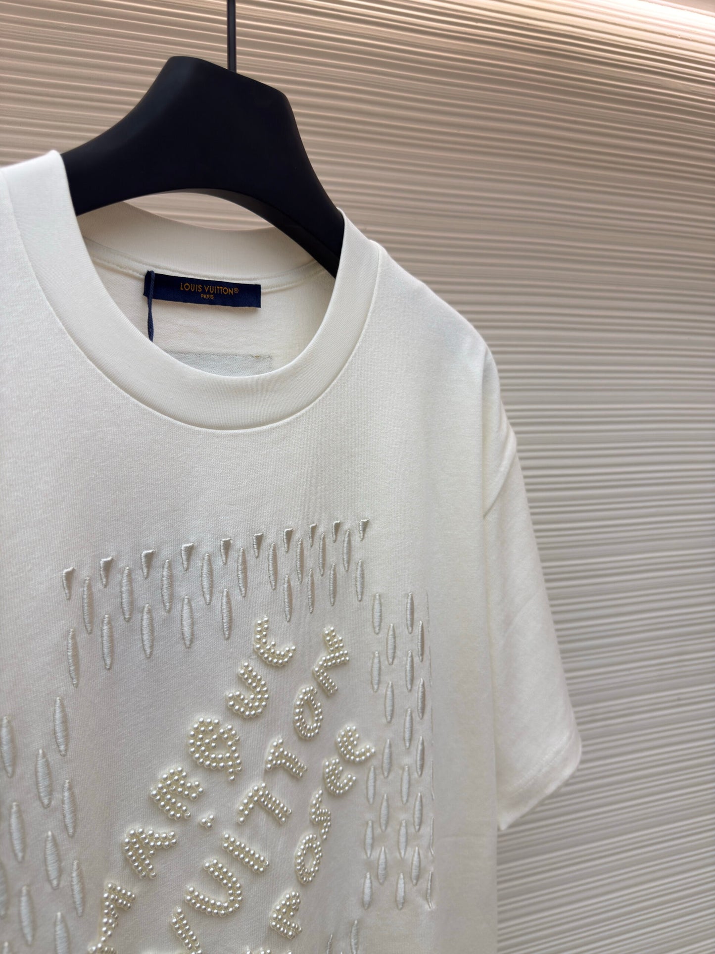 LV Embroidered Signature Cotton T-Shirt