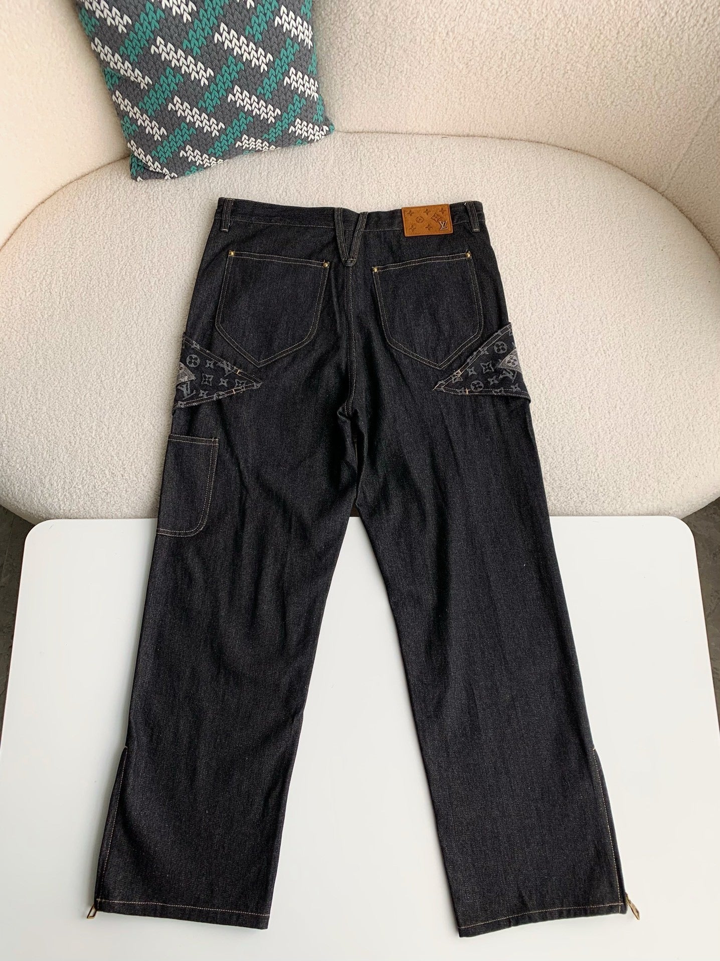 LV Monogram Denim Pants