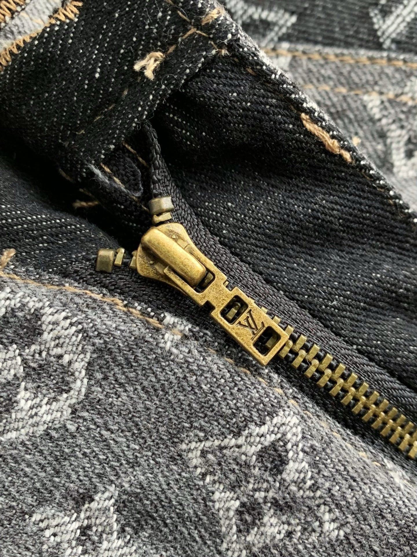 LV Monogram Denim Pants