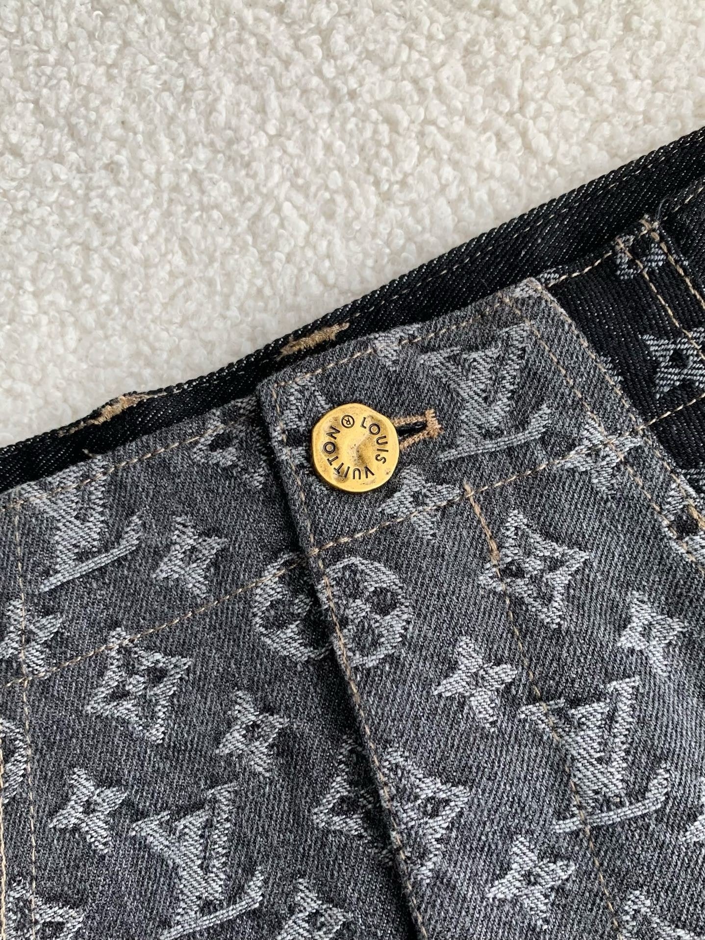 LV Monogram Denim Pants