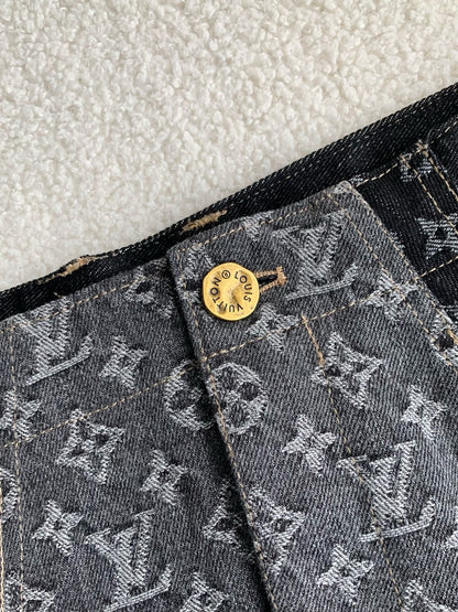 LV Monogram Denim Pants