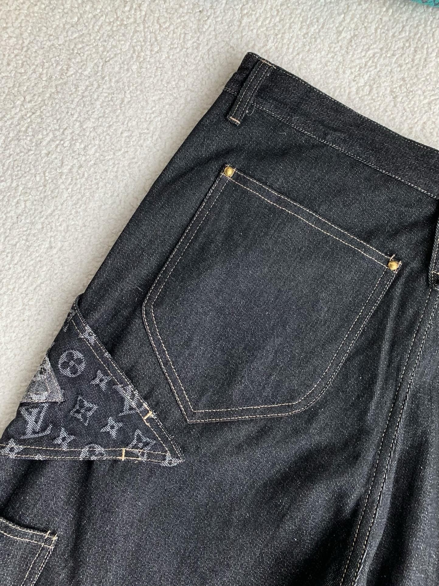LV Monogram Denim Pants