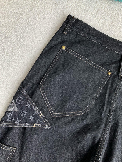 LV Monogram Denim Pants