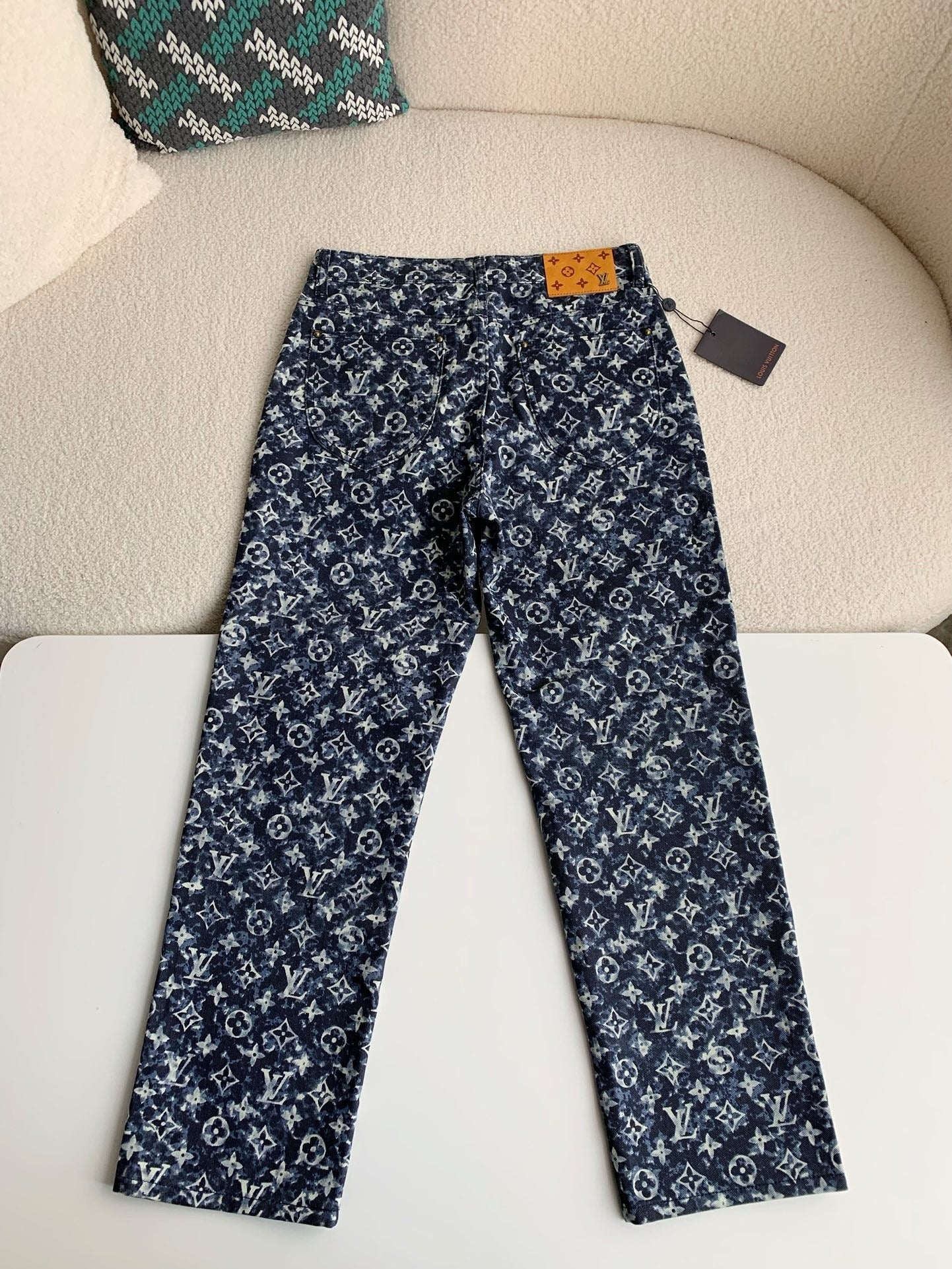 LV Monogram Denim Pants