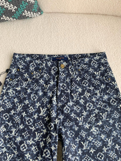 LV Monogram Denim Pants