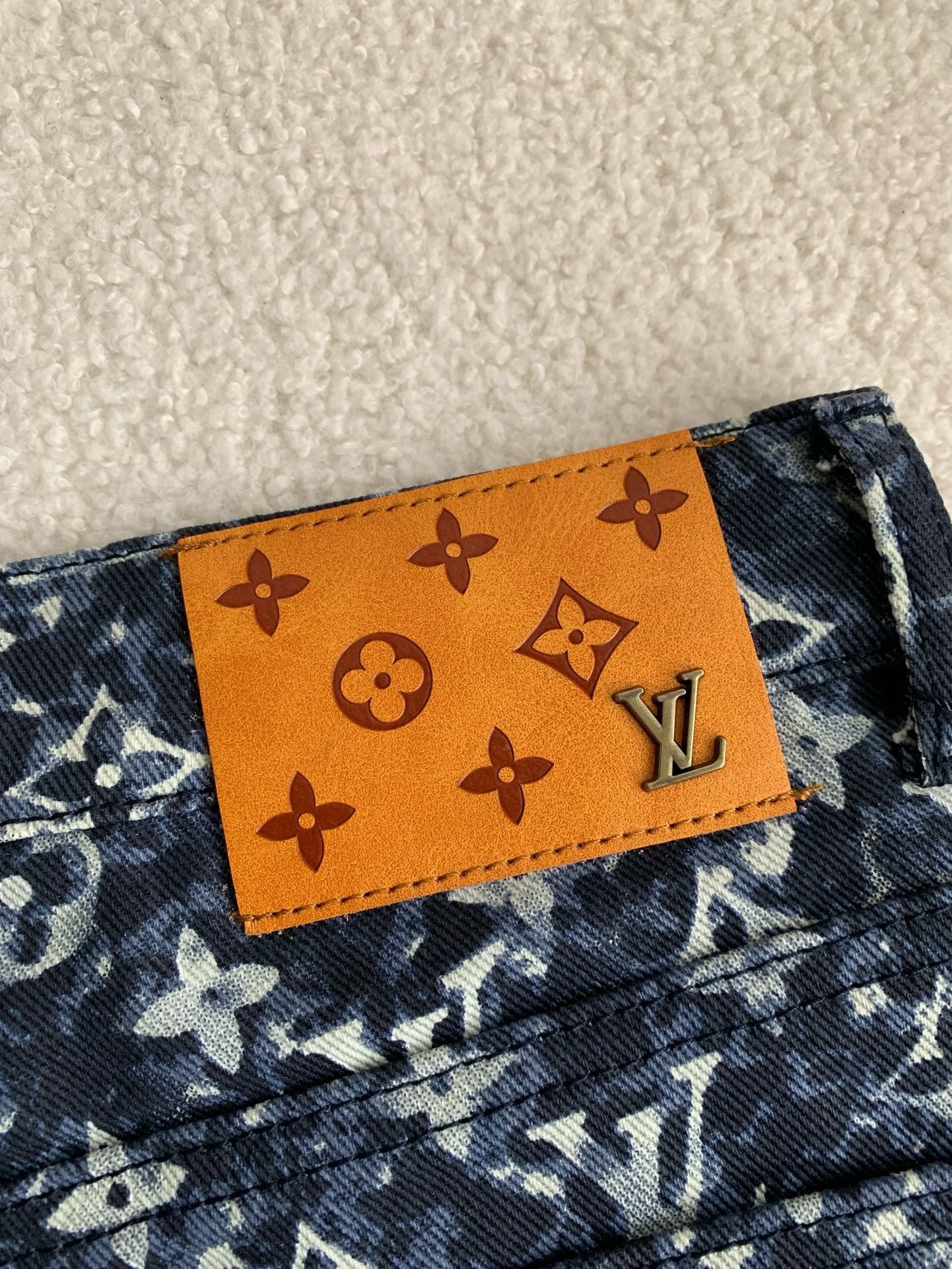 LV Monogram Denim Pants