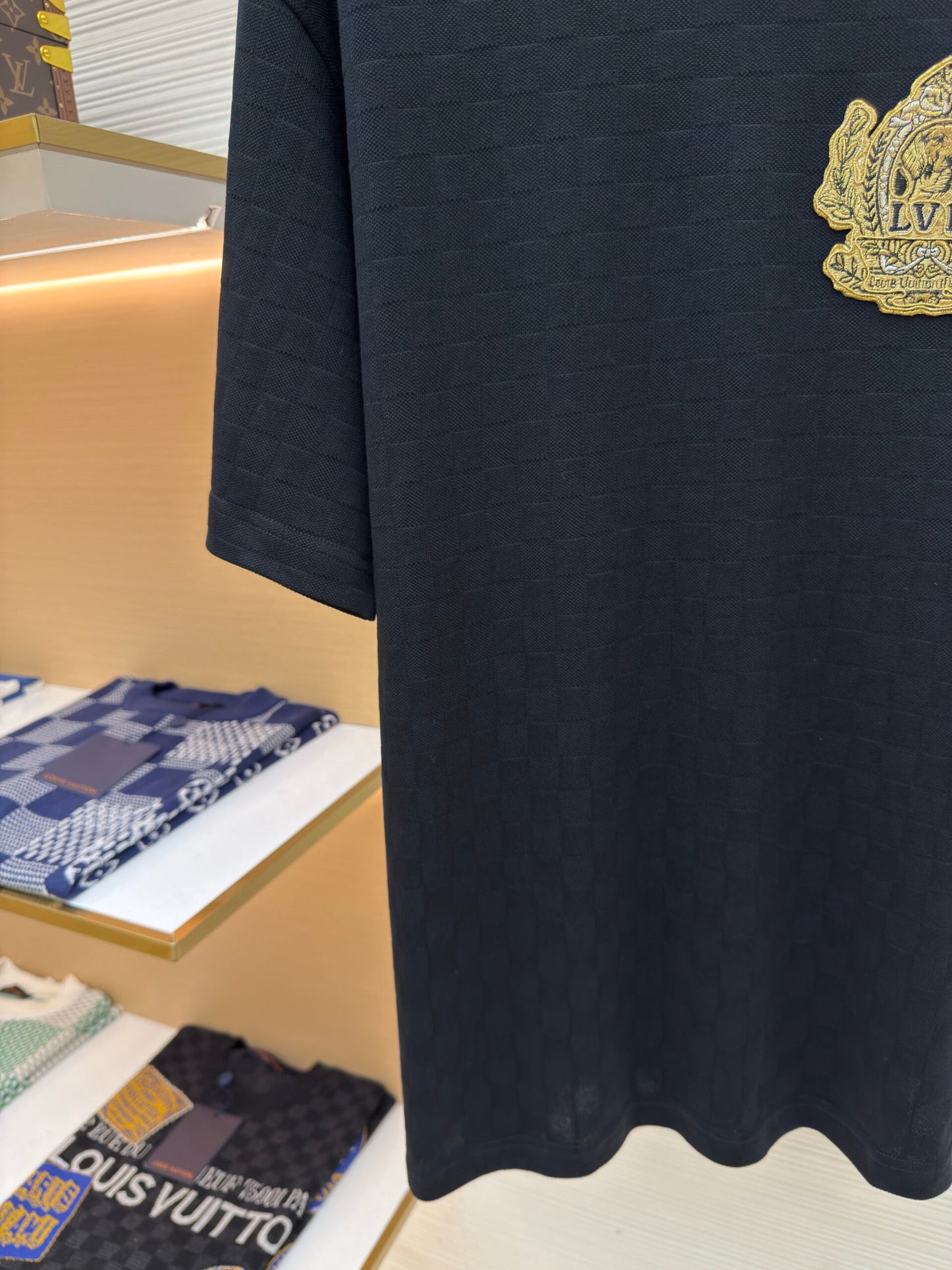 LV Signature Patch Cotton T-Shirt