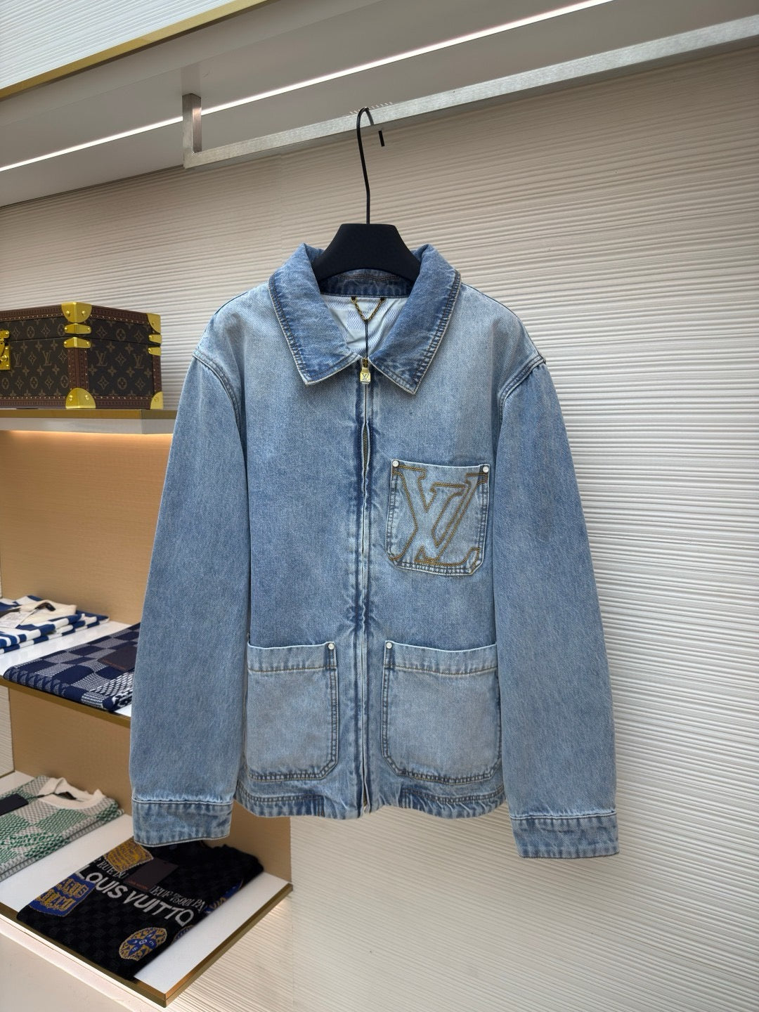 LV Zip Denim Jacket