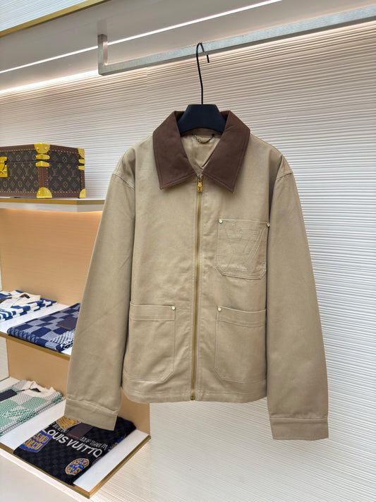 LV Bamboo Denim Coat Jacket