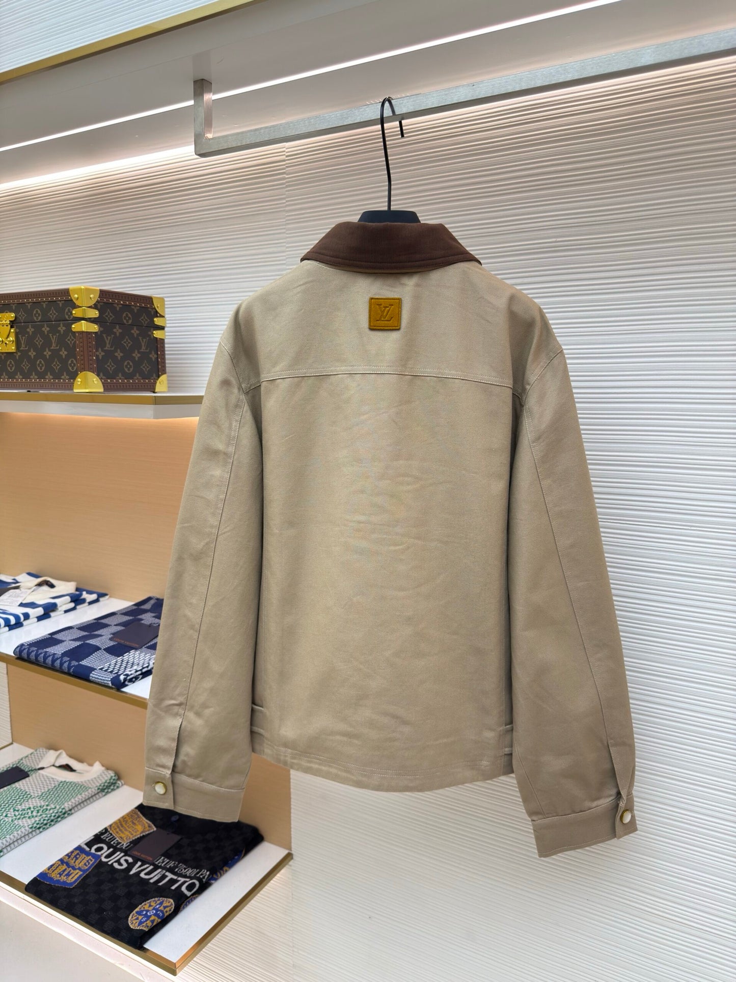 LV Bamboo Denim Coat Jacket