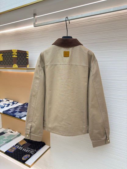 LV Bamboo Denim Coat Jacket