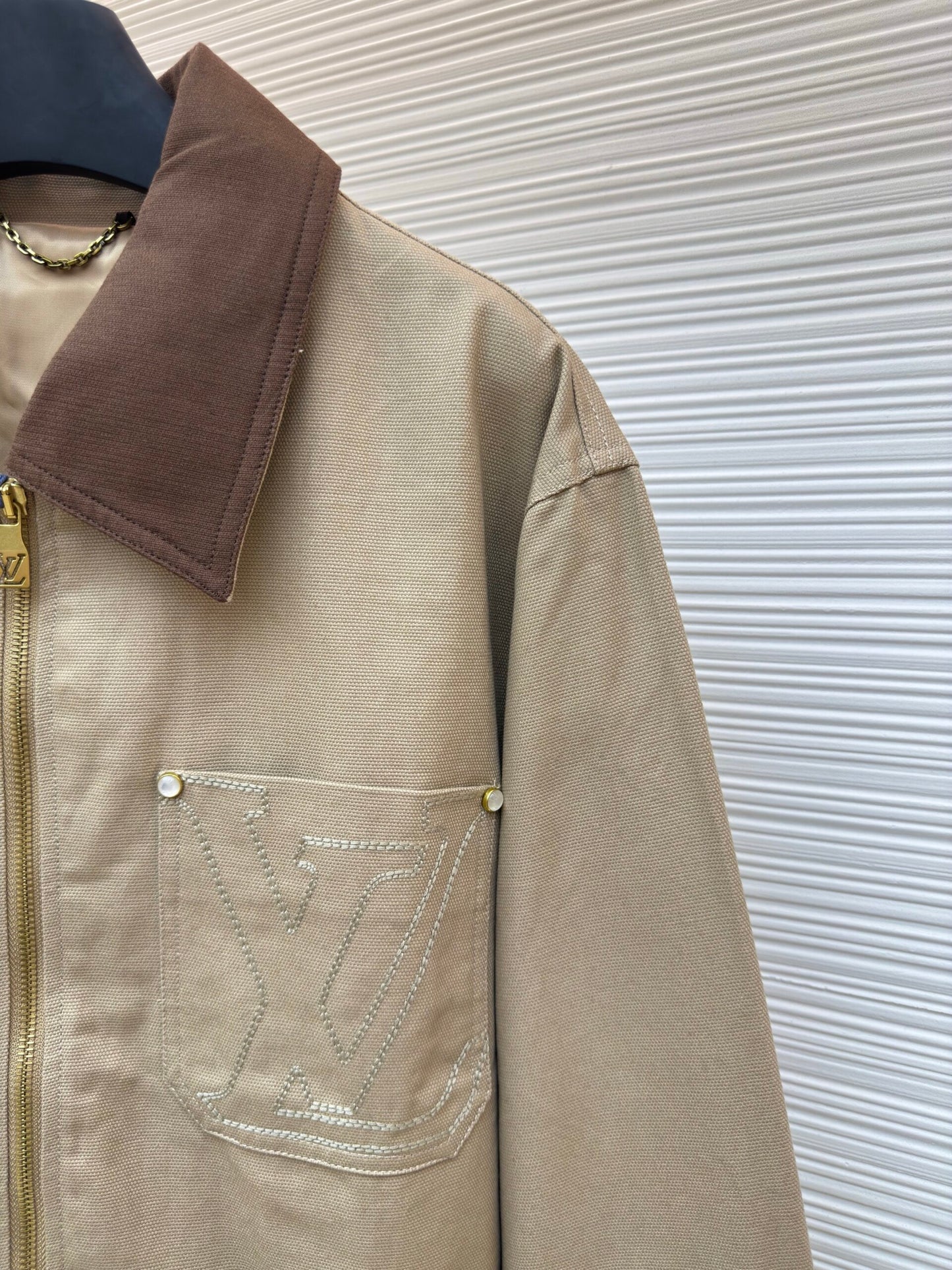 LV Bamboo Denim Coat Jacket