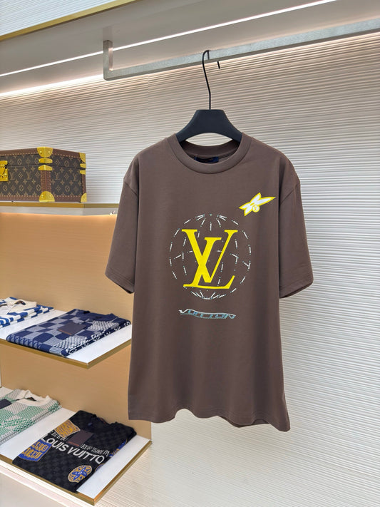 LV Washed Embellished Cotton T-Shirt