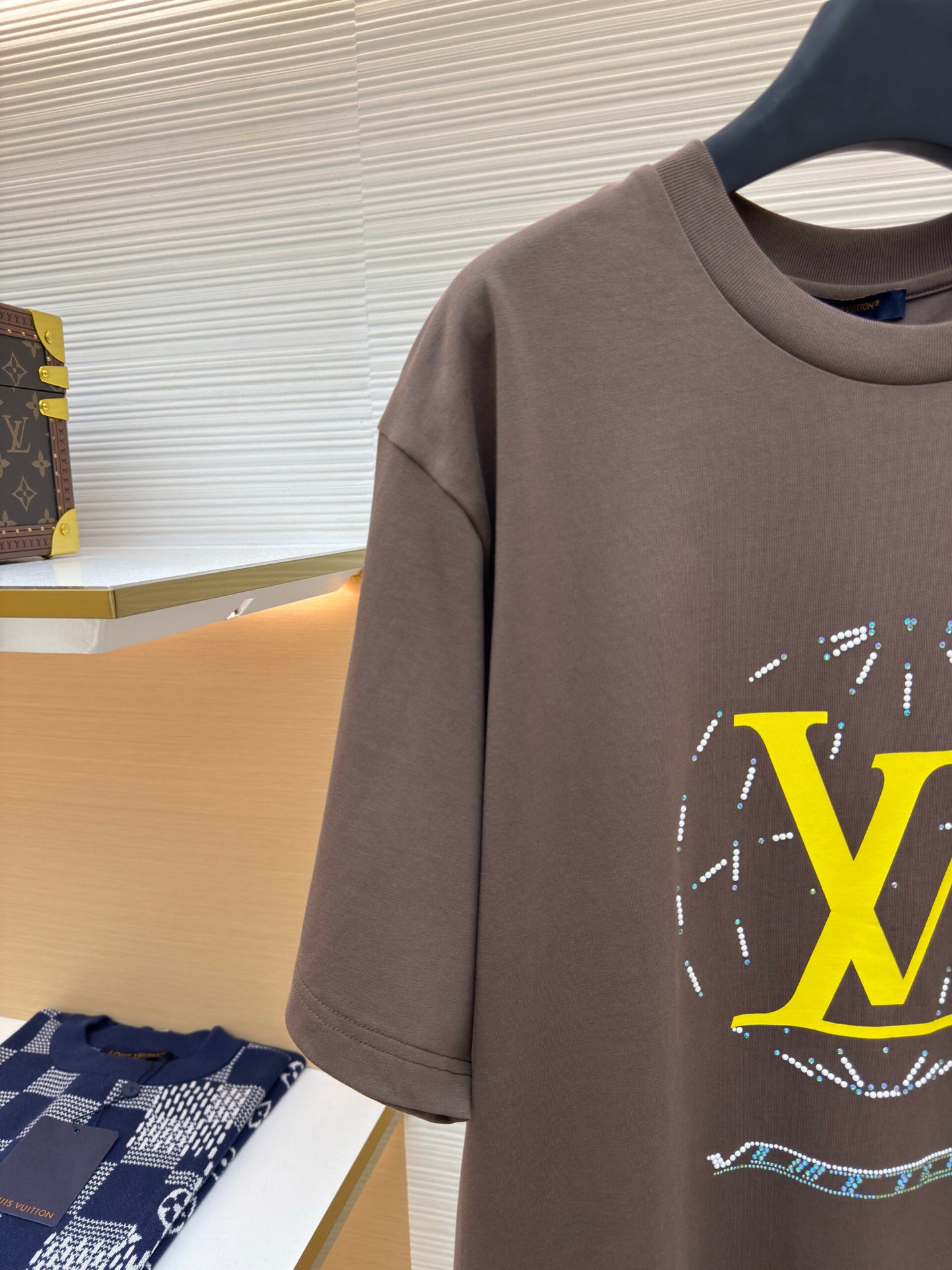 LV Washed Embellished Cotton T-Shirt