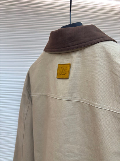 LV Bamboo Denim Coat Jacket
