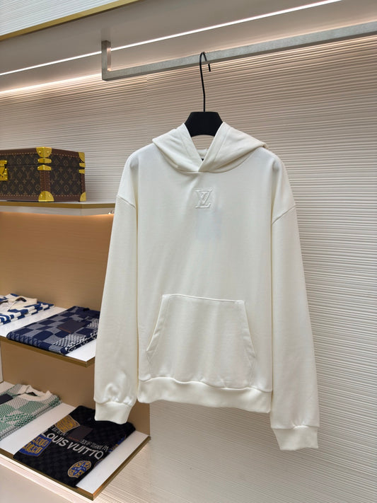LV Embossed Cotton Hoodie