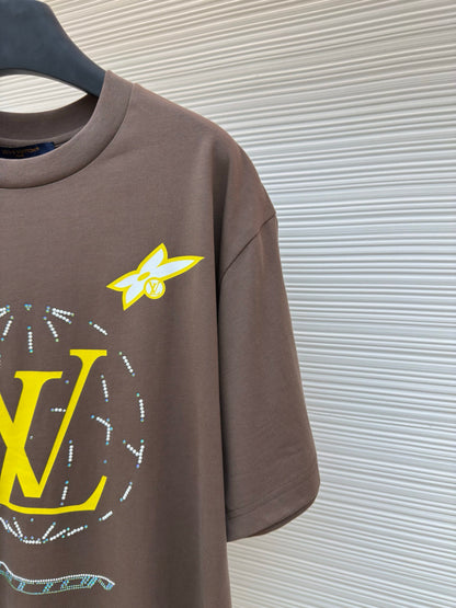 LV Washed Embellished Cotton T-Shirt