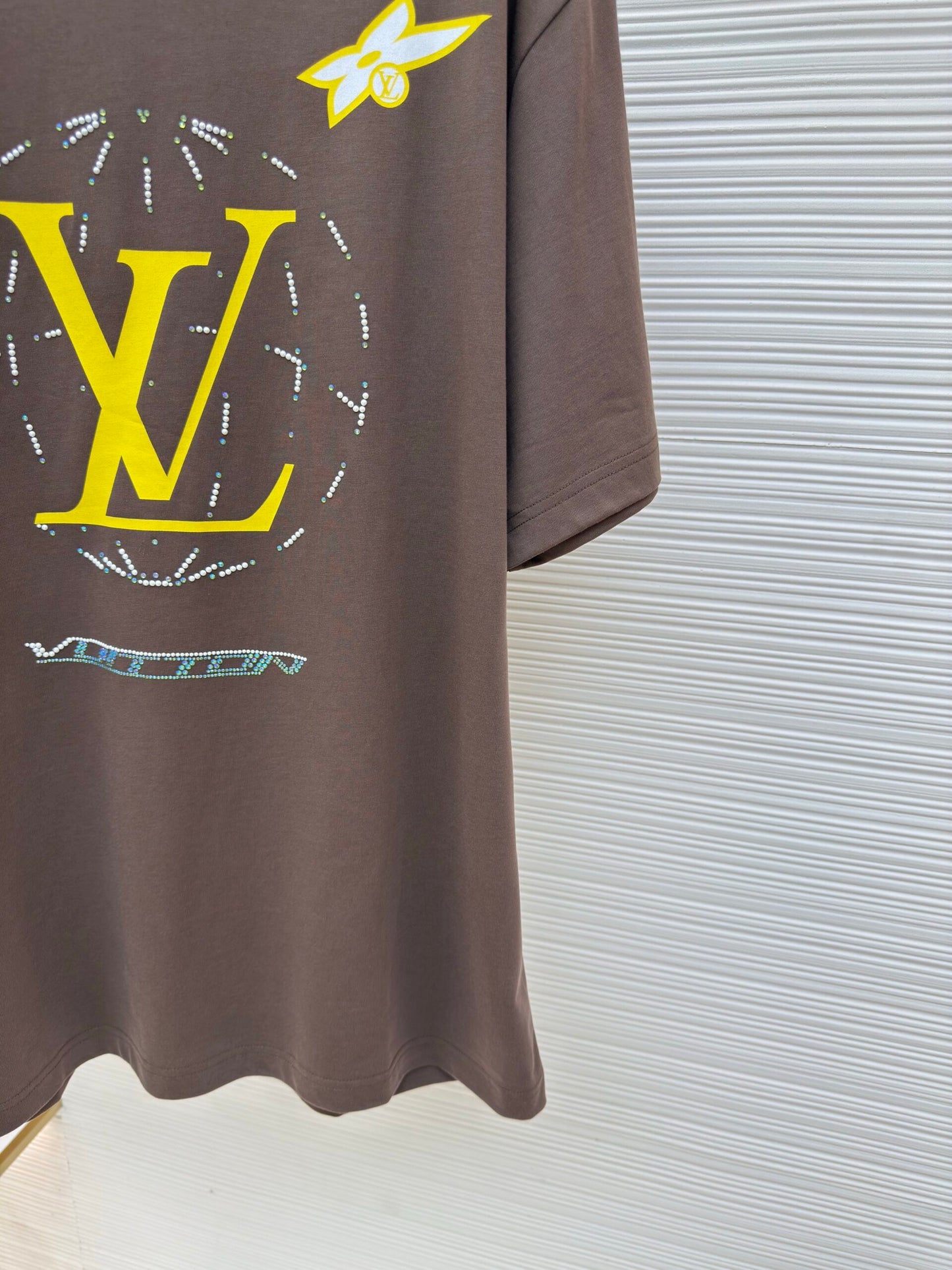 LV Washed Embellished Cotton T-Shirt