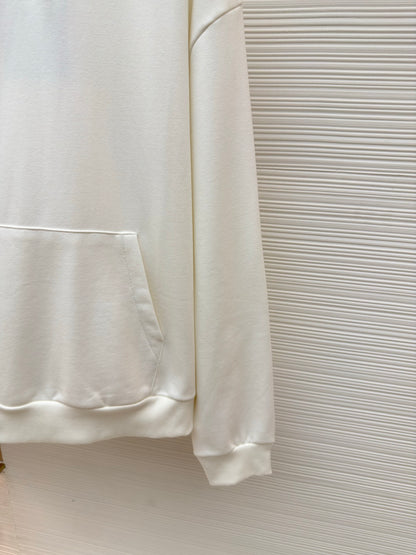 LV Embossed Cotton Hoodie