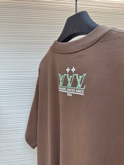 LV Washed Embellished Cotton T-Shirt