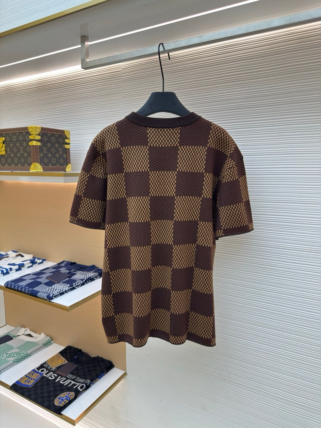 LV Embroidered Cotton T-Shirt