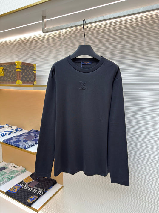 LV Embossed Long Sleeve T-Shirt