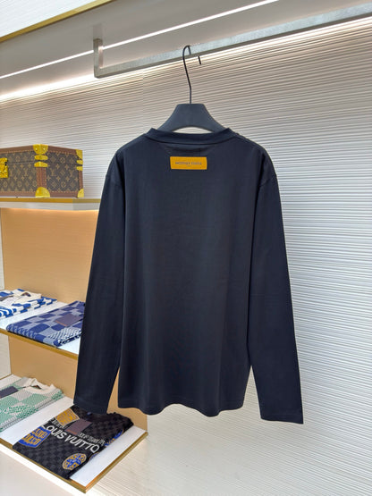 LV Embossed Long Sleeve T-Shirt