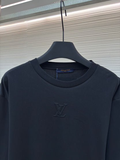 LV Embossed Long Sleeve T-Shirt