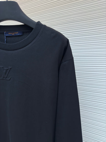LV Embossed Long Sleeve T-Shirt
