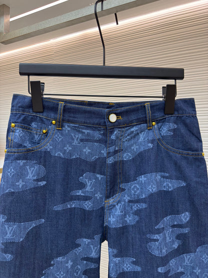 LV Denim Shorts