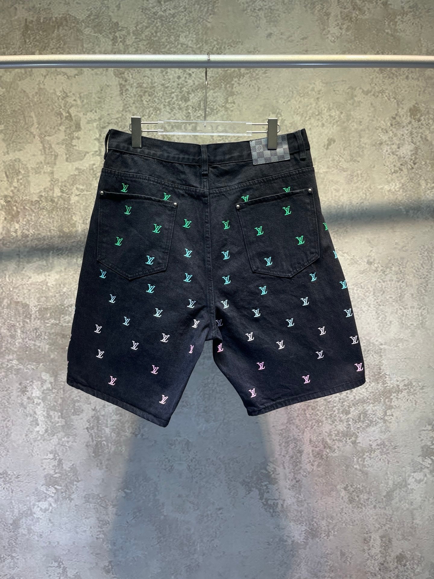 LV Monogram Embroidered Short
