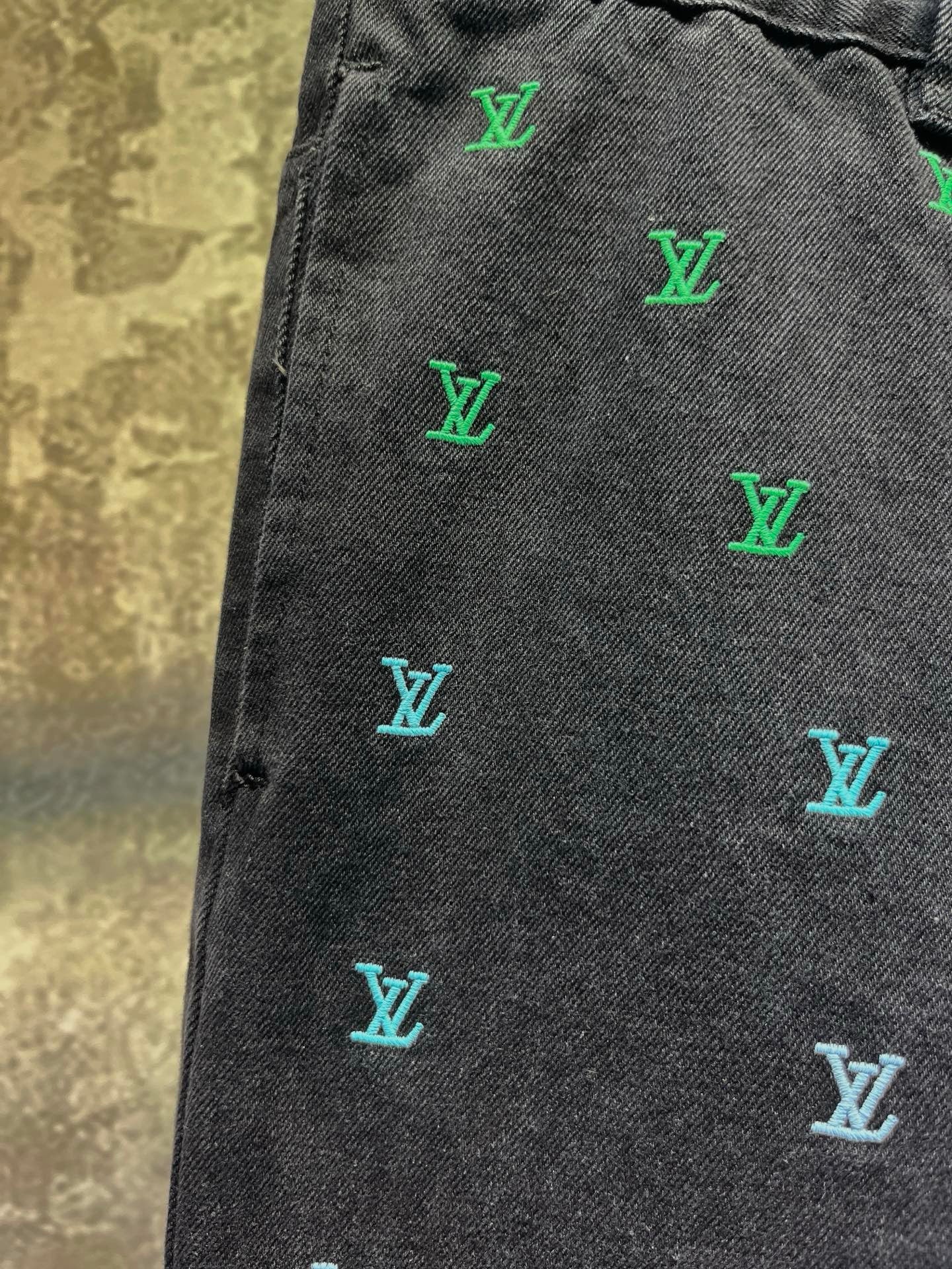 LV Monogram Embroidered Short