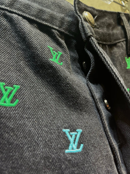LV Monogram Embroidered Short