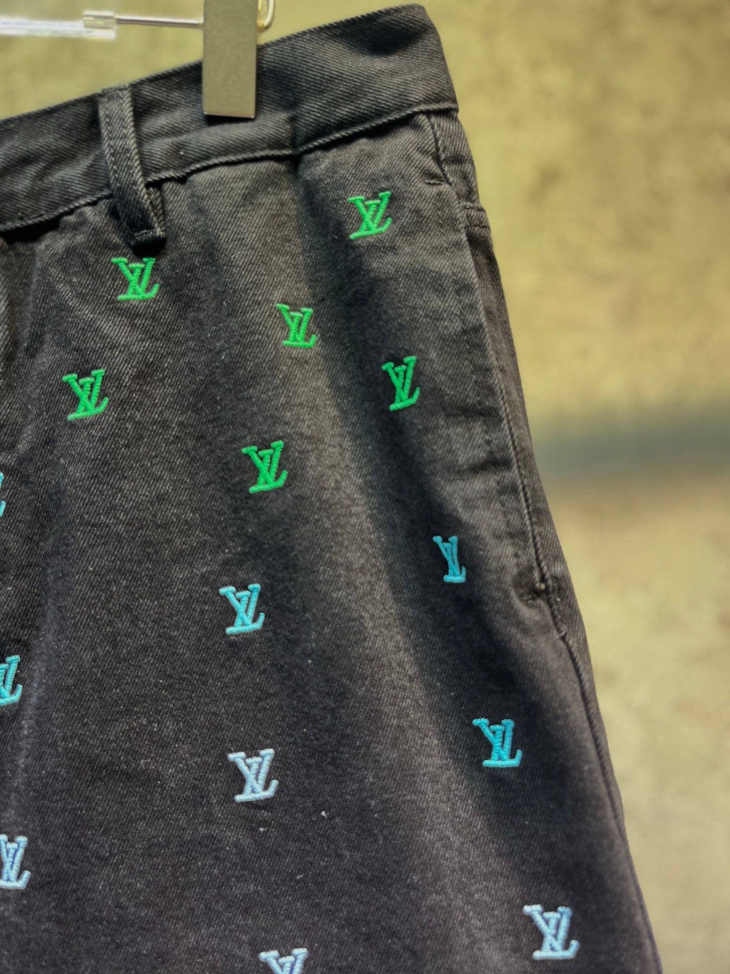 LV Monogram Embroidered Short