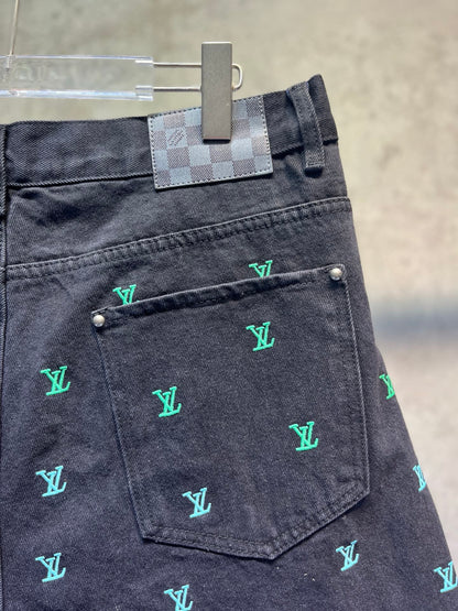 LV Monogram Embroidered Short