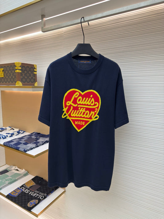 .LV Jacquard Heart T-Shirt